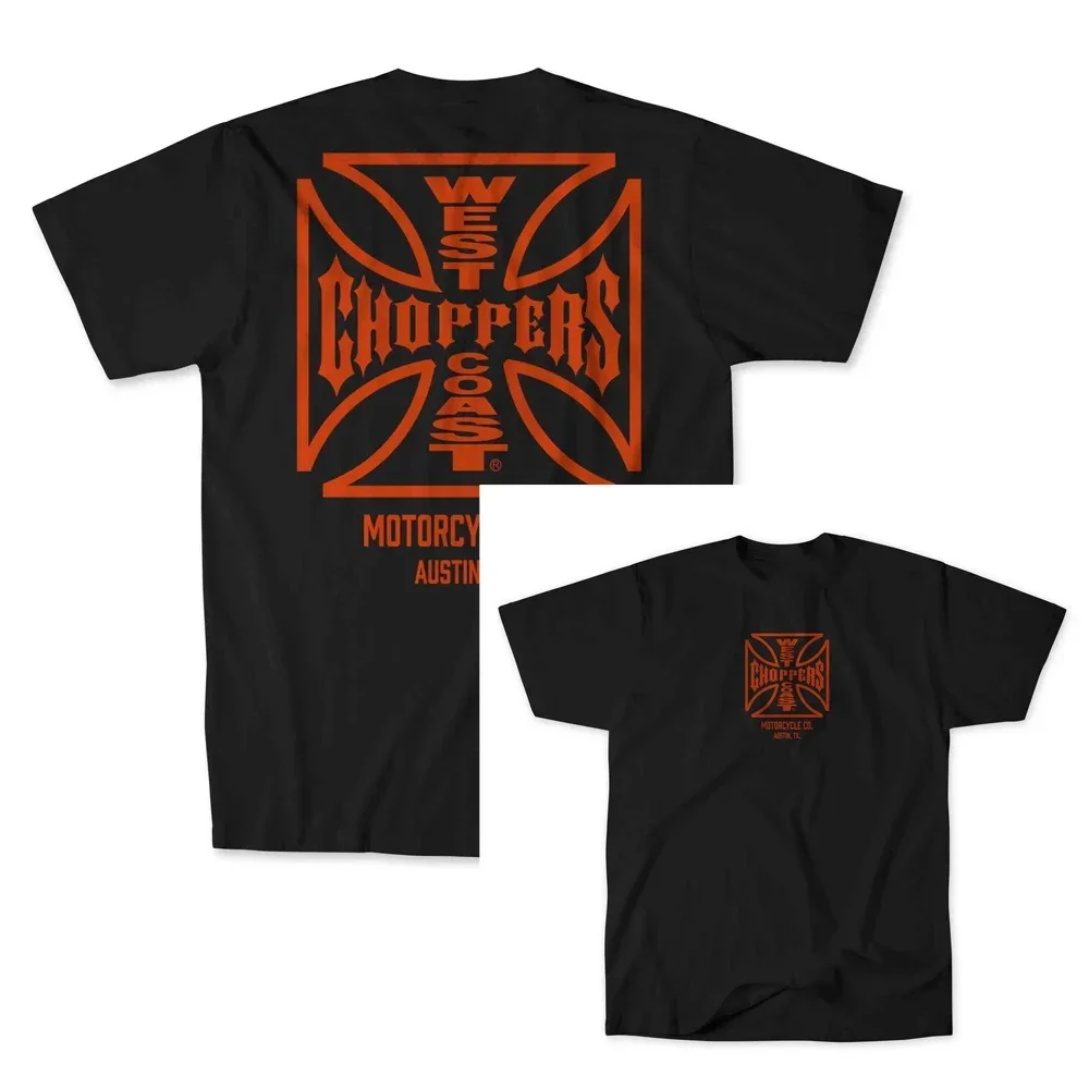 Streetwear Brand Model - เสื้อยืดแขนสั้นพิมพ์ลายสไตล์วินเทจ แบรนด์เวสต์โคสต์ รุ่นใหม่ปี 2025 ผ้าฝ้ายใส่สบาย สไตล์สตรีทแวร์ลำลองทรงหลวม
