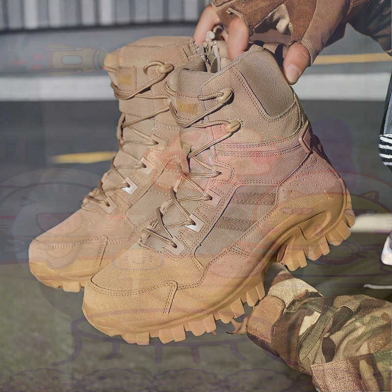 Streetwear Brand Store - Tan Long Barrel Deadlift รองเท้าผ้าใบลําลองรองเท้าผู้ชายสบายกีฬา Tenid