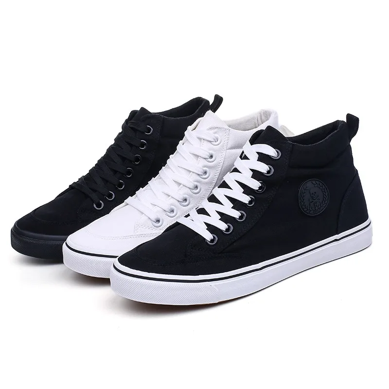 Streetwear Brand Shoes - Mens High Top รองเท้าแฟชั่นผ้าใบรองเท้าสูงด้านบนของผู้ชายรองเท้าสบายๆ Cool Street