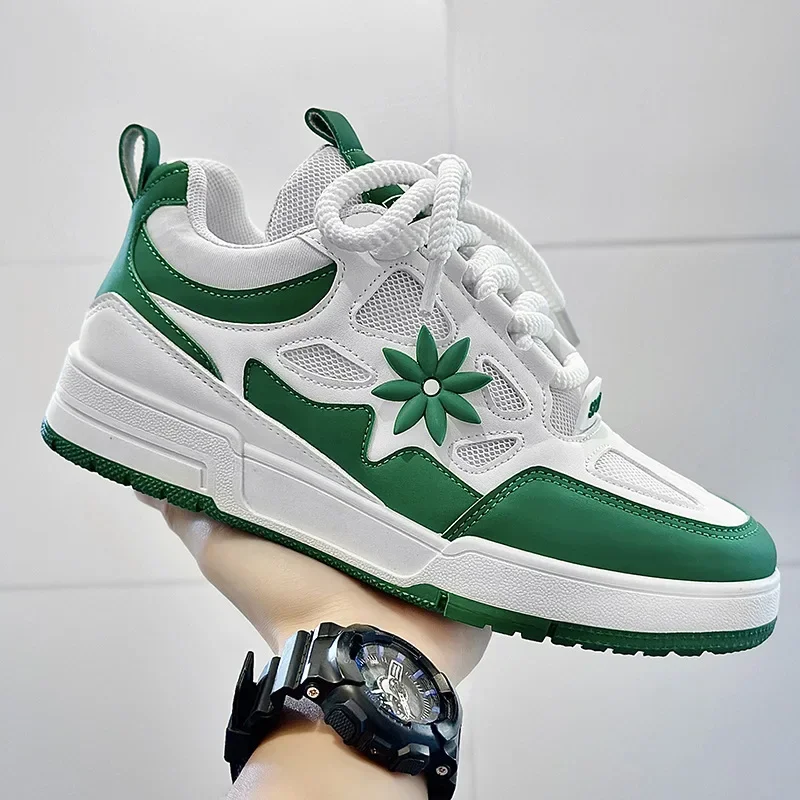 Streetwear Brand Shoes - แฟชั่นบุรุษรองเท้าแบรนด์หรูรองเท้าผ้าใบรองเท้าสบายๆ Man Trend Street รองเท้าสเก็ตบอร์ดสําหรับชายรองเท้าผู้ชาย Tenis
