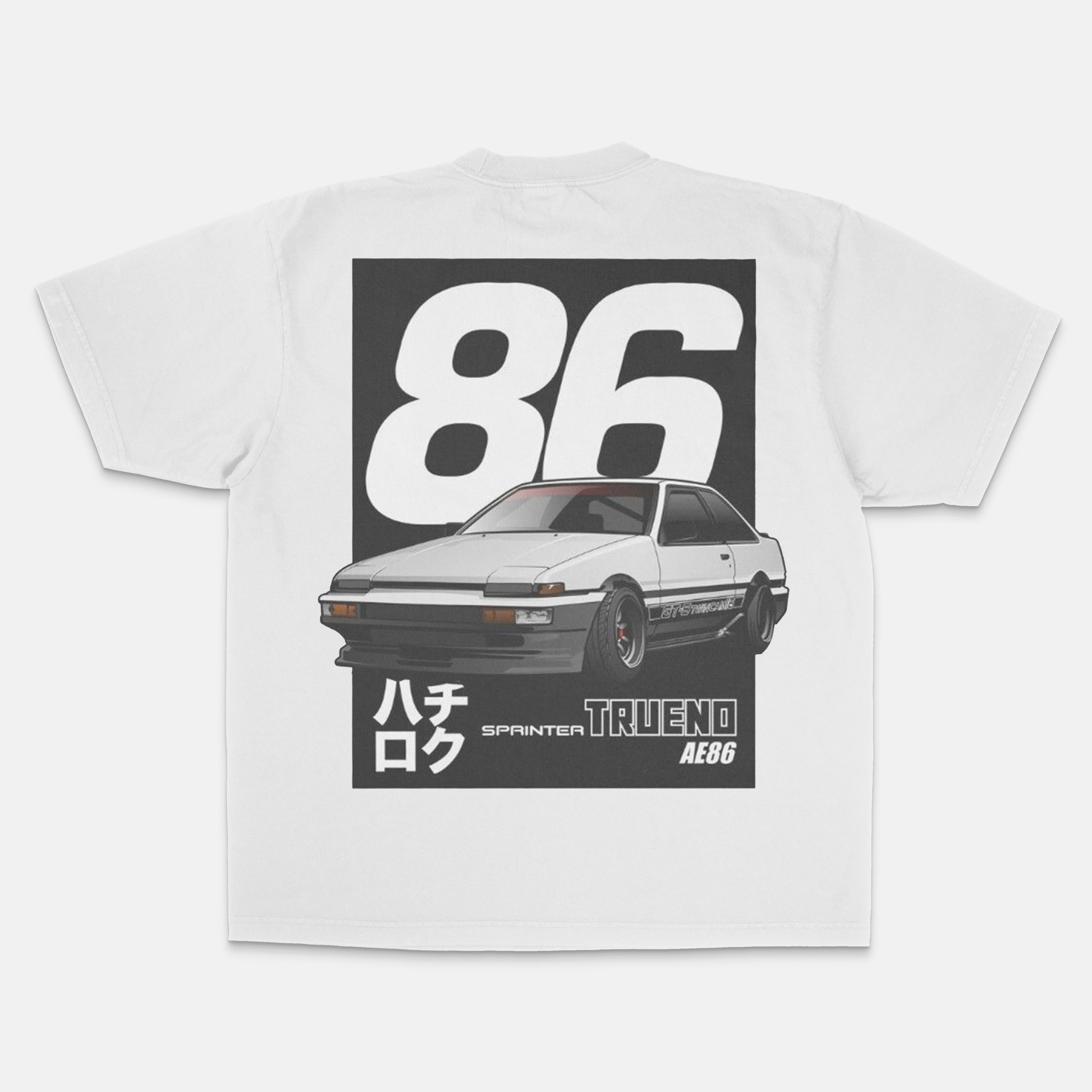 Streetwear Brand Model - JDM รถรุ่นคลาสสิกญี่ปุ่นแข่งรถอะนิเมะ Initial D ธีมเทรนด์แบรนด์เสื้อยืดผ้าฝ้ายเสื้อยืดกราฟิกผู้ชายผู้หญิงฤดูร้อนสตรีทแวร์