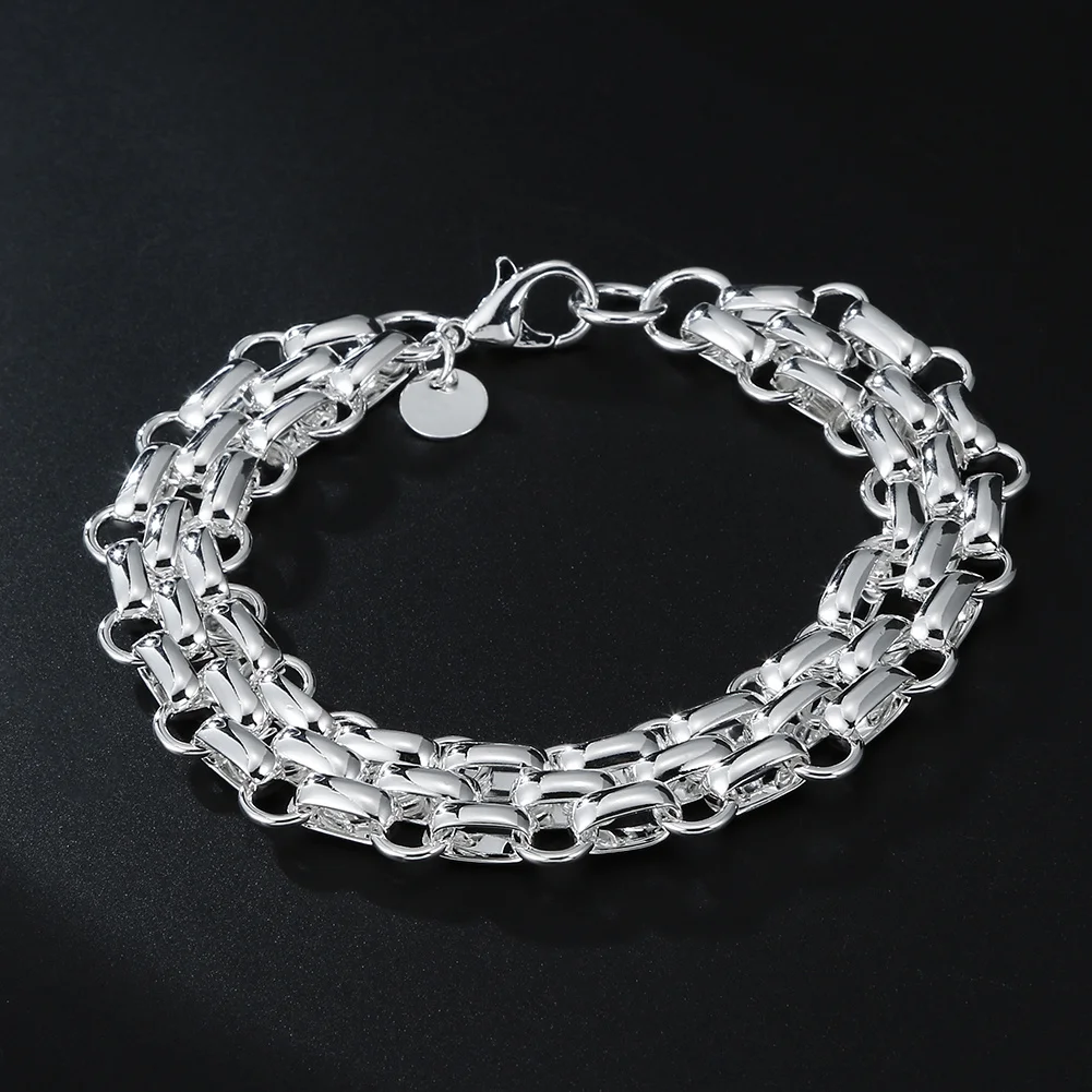 สร้อยข้อมือเงินแท้ 925 แบรนด์ด - Streetwear Brand Jewelry บทวิจารณ์และราคา