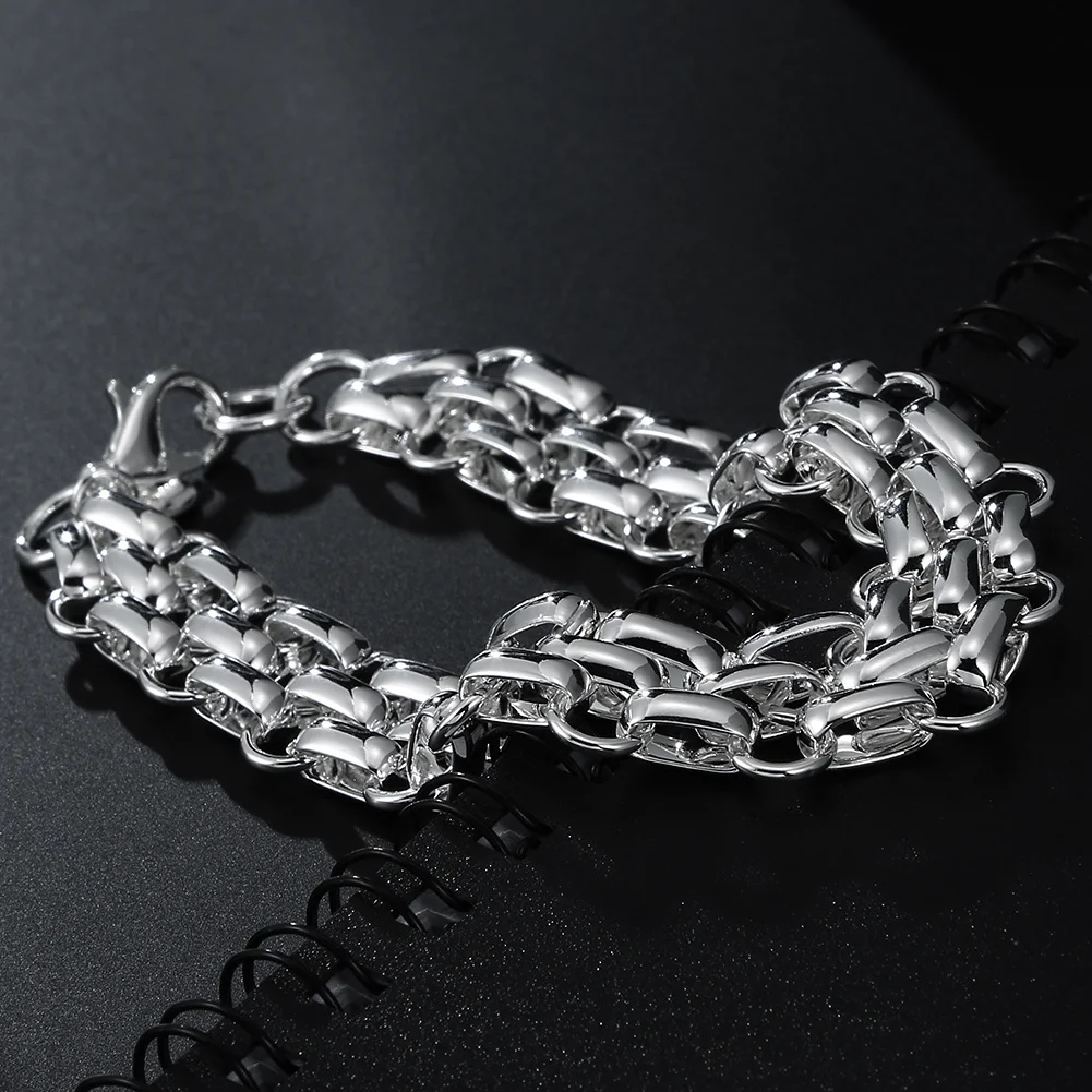 สร้อยข้อมือเงินแท้ 925 แบรนด์ด - Streetwear Brand Jewelry บทวิจารณ์และราคา