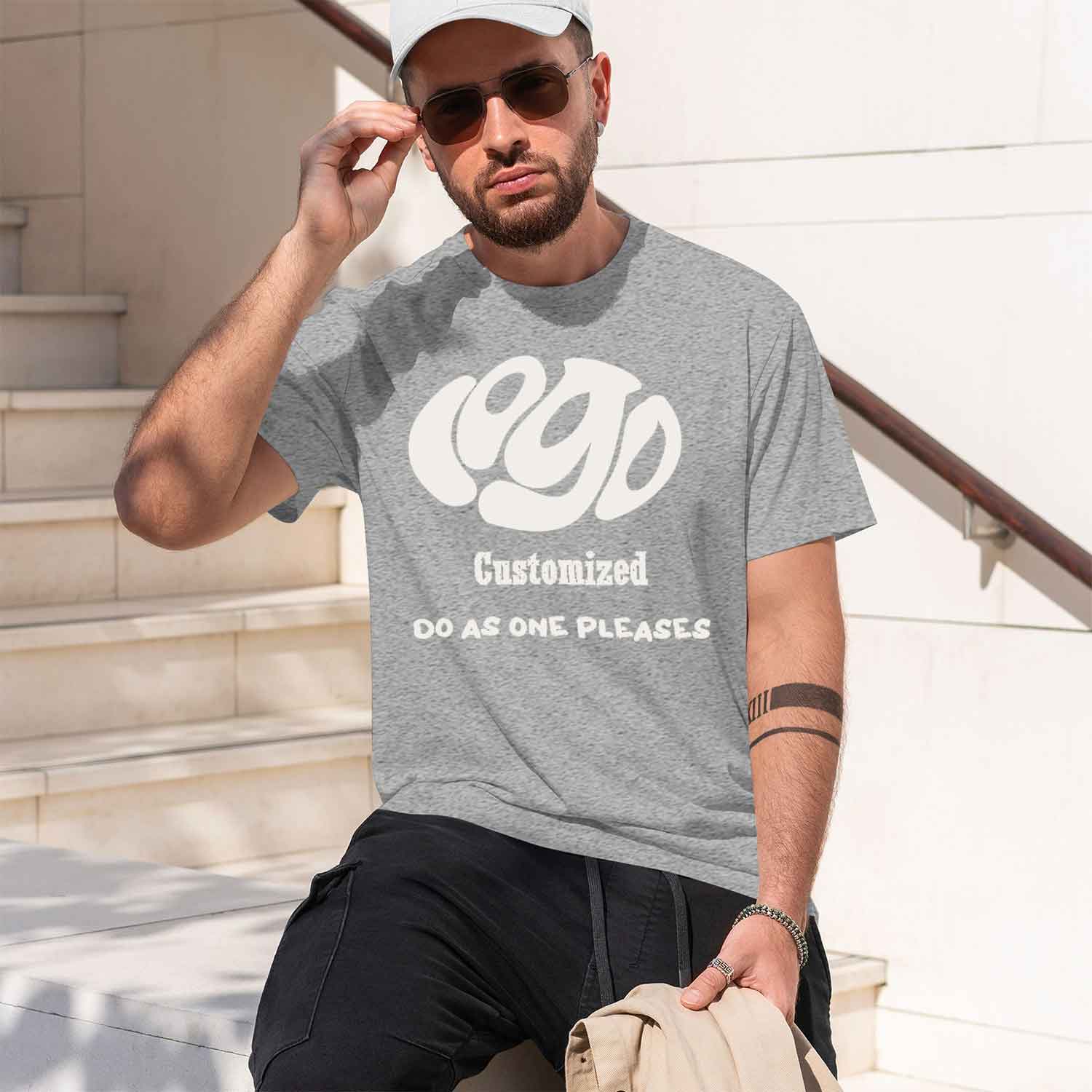 เสื้อยืดผู้ชายสไตล์ฮิปฮอปสตรีท - Streetwear Brand Model บทวิจารณ์และราคา