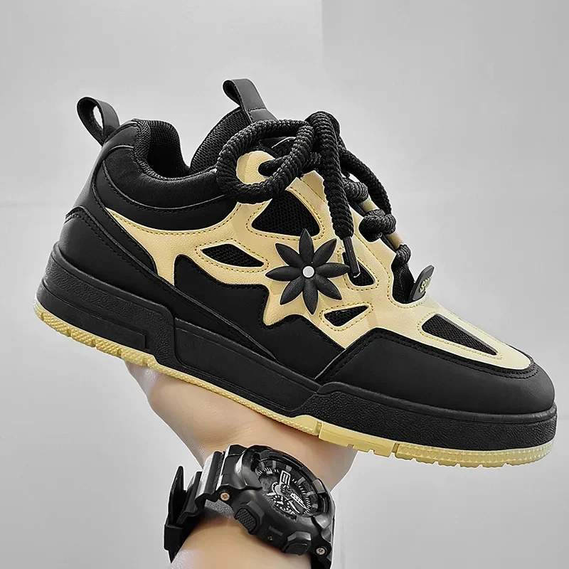 แฟชั่นบุรุษรองเท้าแบรนด์หรูรอง - Streetwear Brand Shoes บทวิจารณ์และราคา